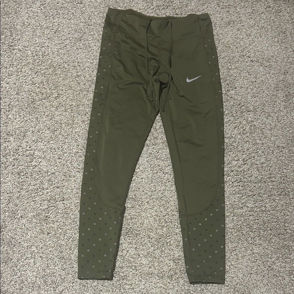 Nike Women’s Green Polka Dot Leggings